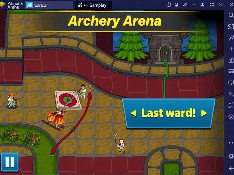 Arjuna's Archery Arena gameplay